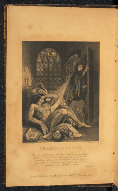Frankenstein, or, the Modern Prometheus. London: Henry Colburn and Richard Bentley, 1831.