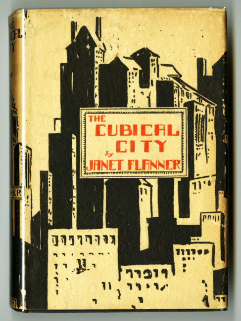 The Cubical City. New York: G.P. Putnam, 1926.