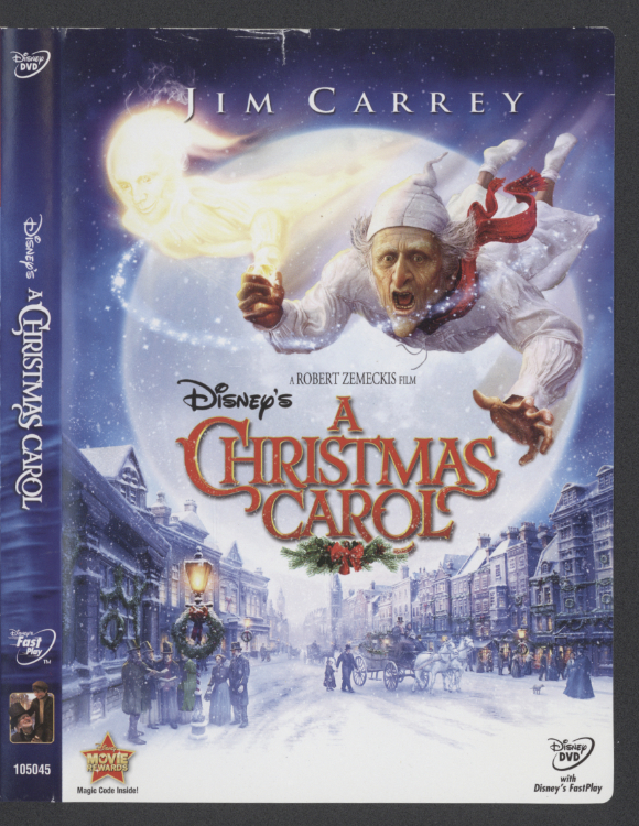 Disney’s A Christmas Carol.  Directed by Robert Zemeckis, screenplay Robert Zemeckis, Walt Disney Studios Home Entertainment, [2010].  Film and Video collection DVD 8392.