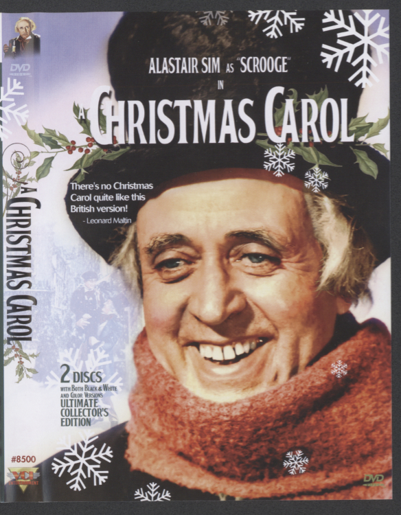 A Christmas Carol.  Directed by Brian Desmond Hurst, screenplay by Noel Langley, VCI Entertainment, [2007]. Film and Video collection DVD  6814.