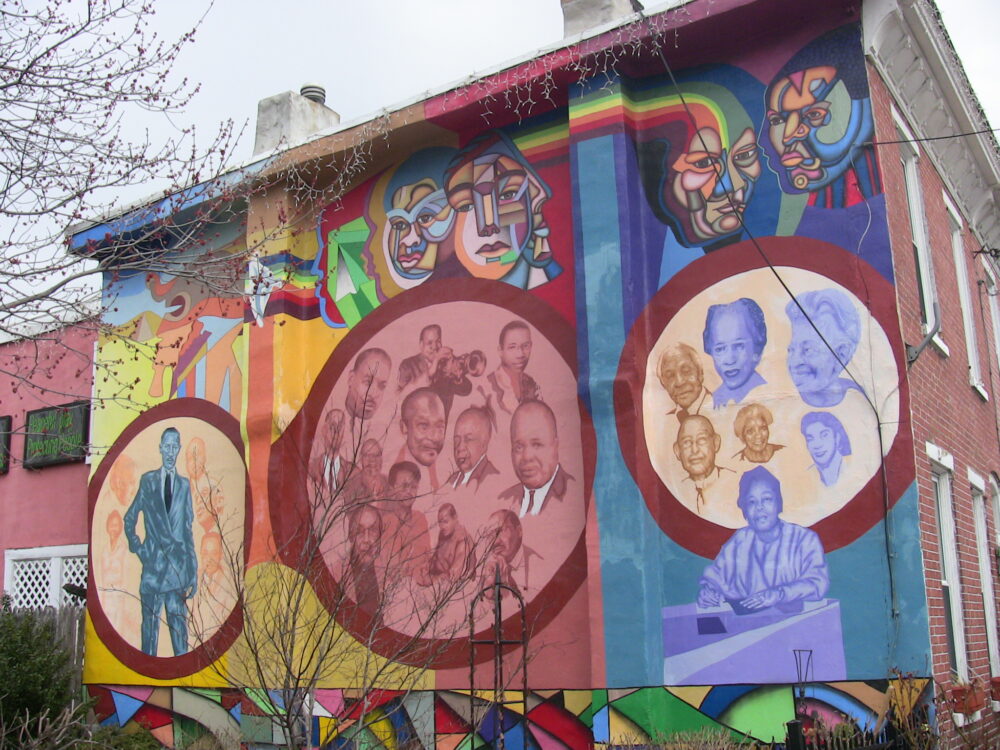Mural featuring Pauline Young