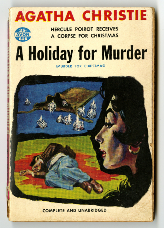 Christie, Agatha. A Holiday for Murder. New York, NY Avon, 1954. W. Merritt Burke III pulp paperback book collection, 1930-1949 (MSS 0559).