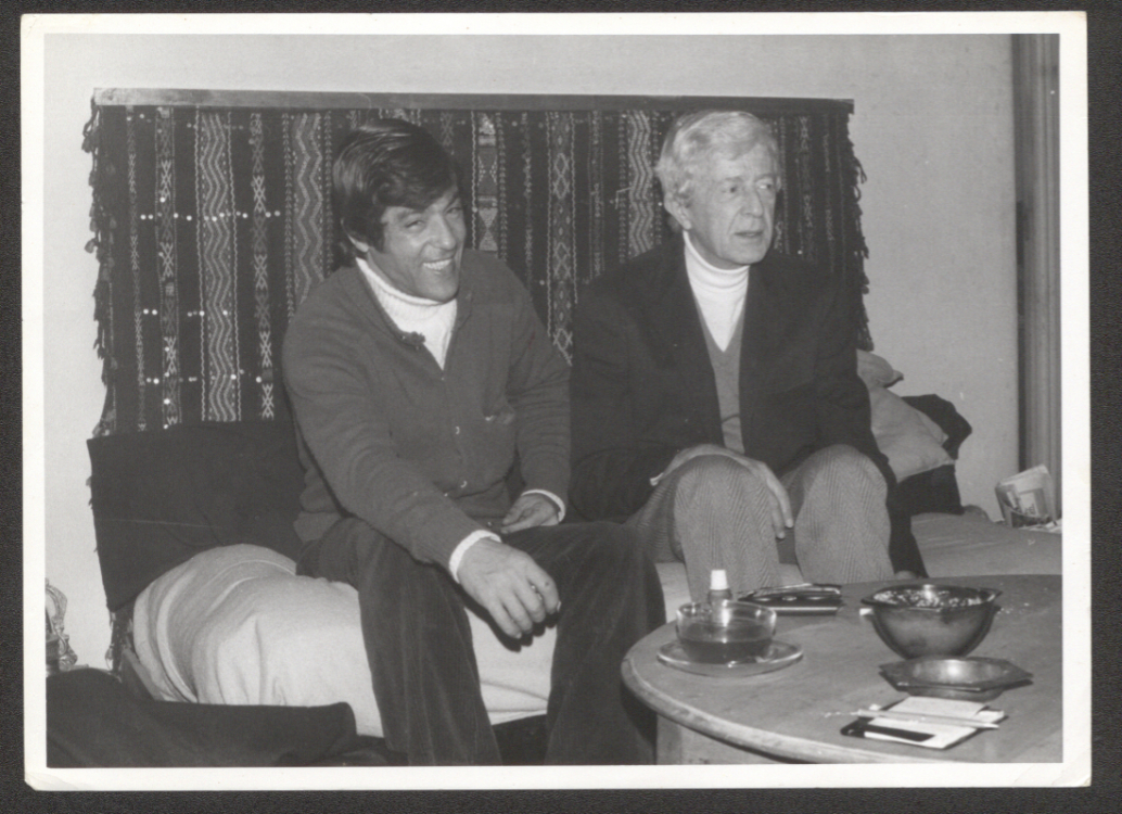 Photograph of Paul Bowles and Mohamed Mrabet, undated Photograph of Paul Bowles and Mohamed Mrabet, undated