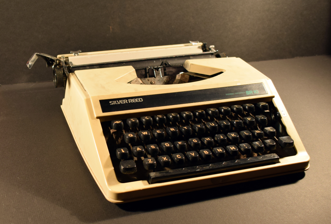 Paul Bowles’s Silver Reed SR10 typewriter, circa 1978 Paul Bowles’s Silver Reed SR10 typewriter, circa 1978