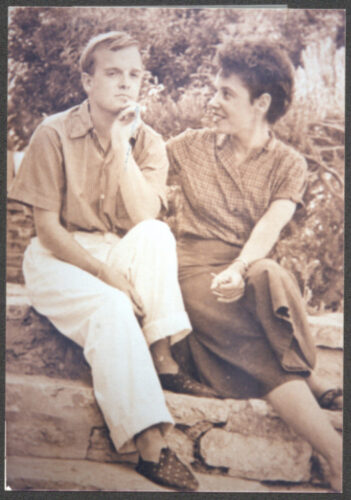 Photograph of Jane Bowles and Truman Capote Photograph of Jane Bowles and Truman Capote