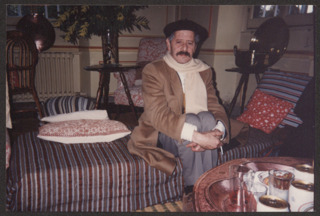 Photograph of Mohamed Choukri, circa 1980s Photograph of Mohamed Choukri, circa 1980s