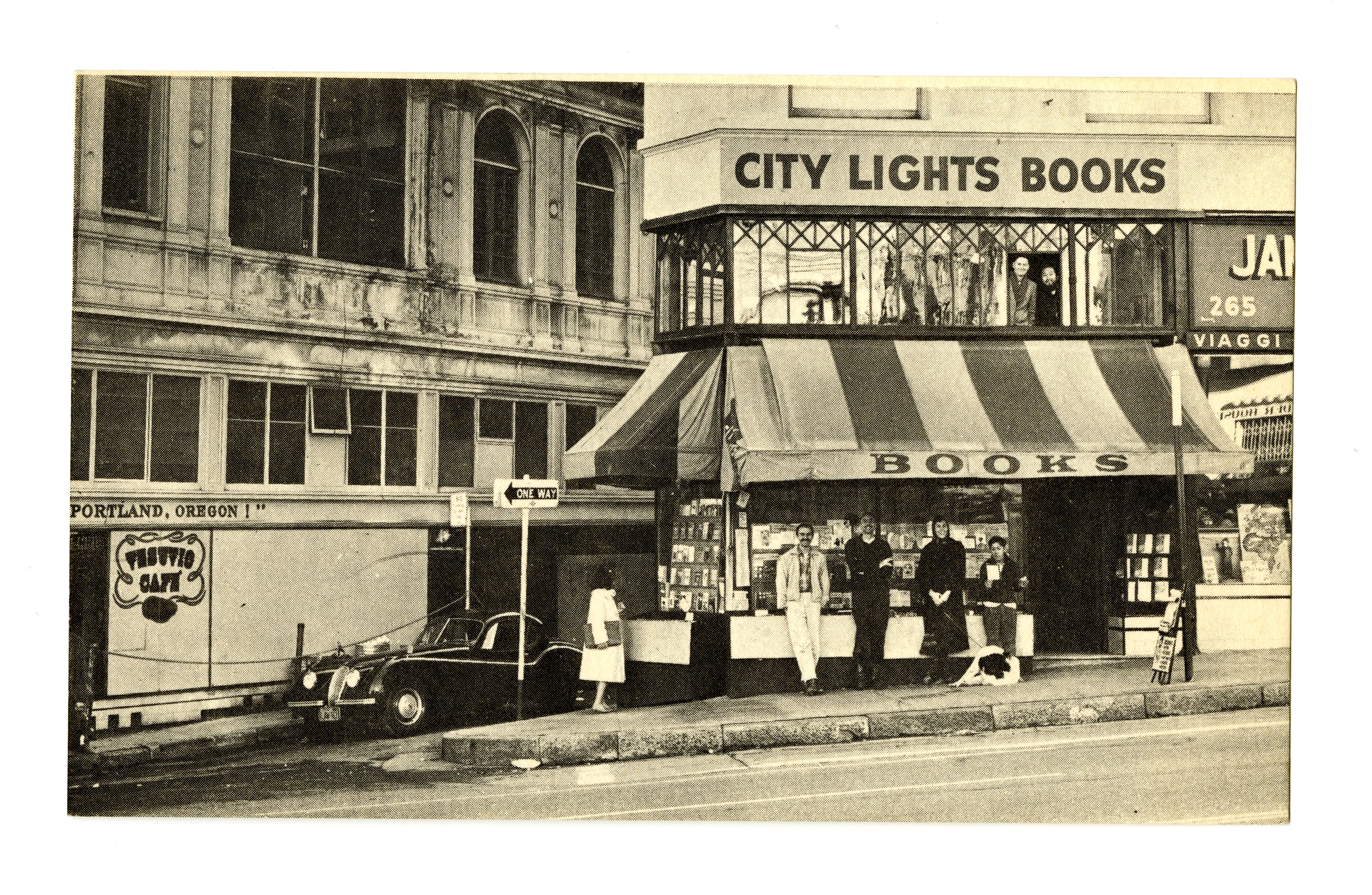 City Lights postcard, ca. 1967.