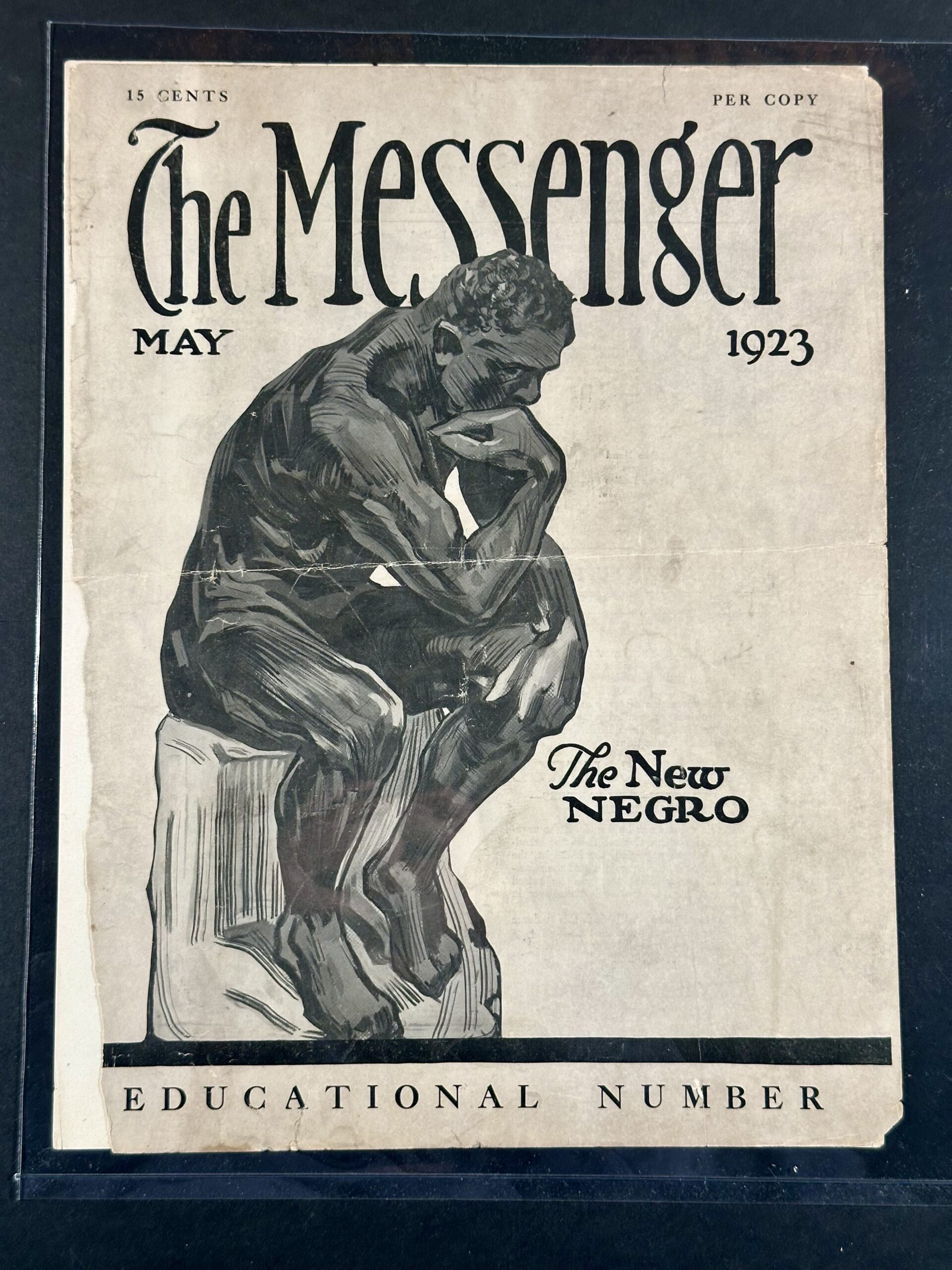 Randolph, A. Phillip and Owen, Chandler. The Messenger, [May 1923], from the Alice Dunbar Nelson Papers collection