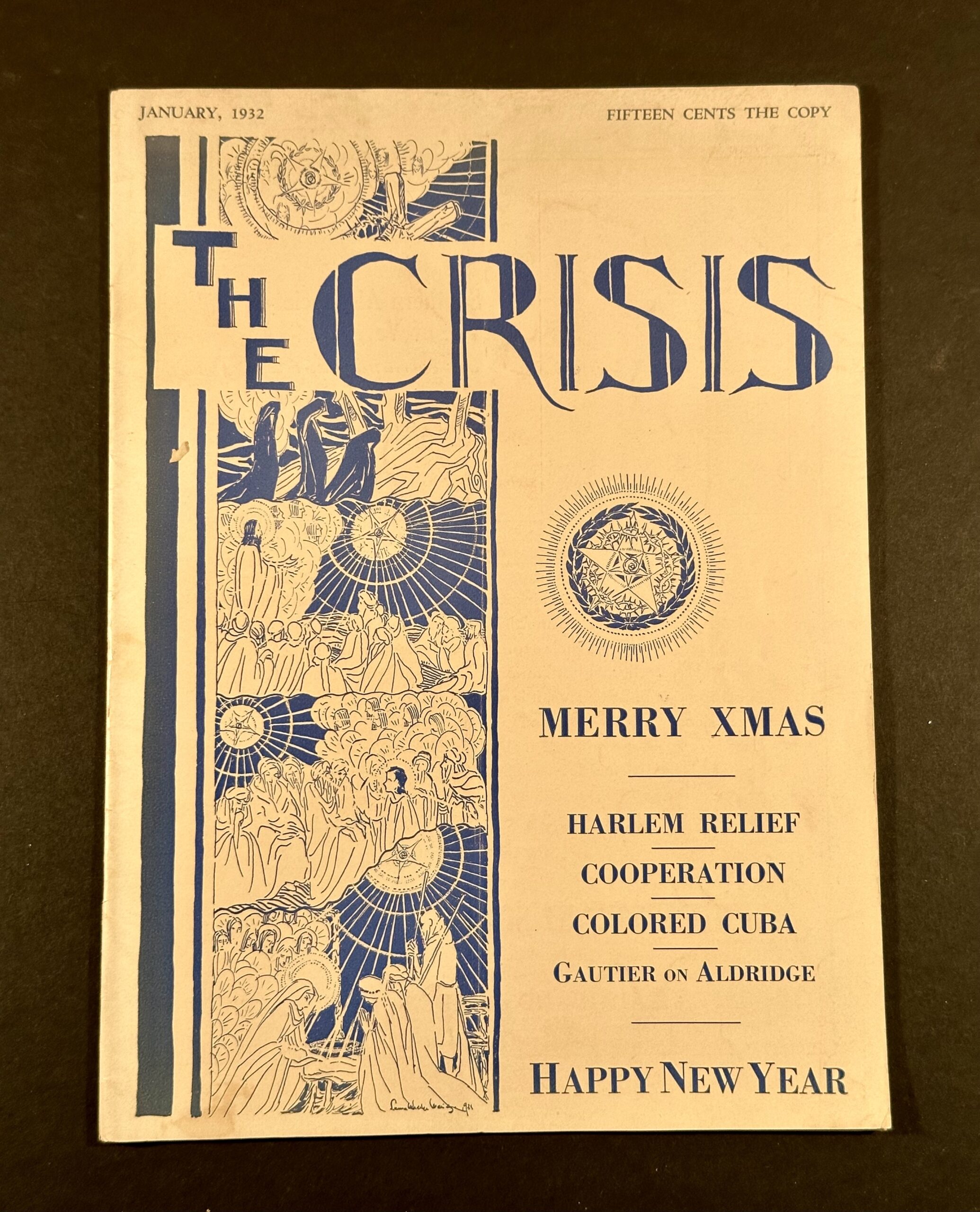 Dubois, W.E.B. The Crisis, [January 1932], from the Alice Dunbar Nelson Papers collection