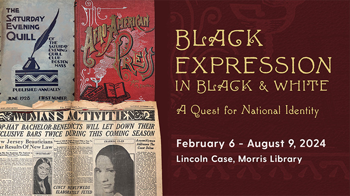 Poster for Black Expression in Black & White exhibition