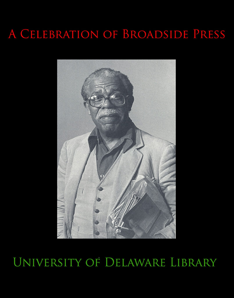 Cover image for "A Celebration of Broadside Press" exhibition