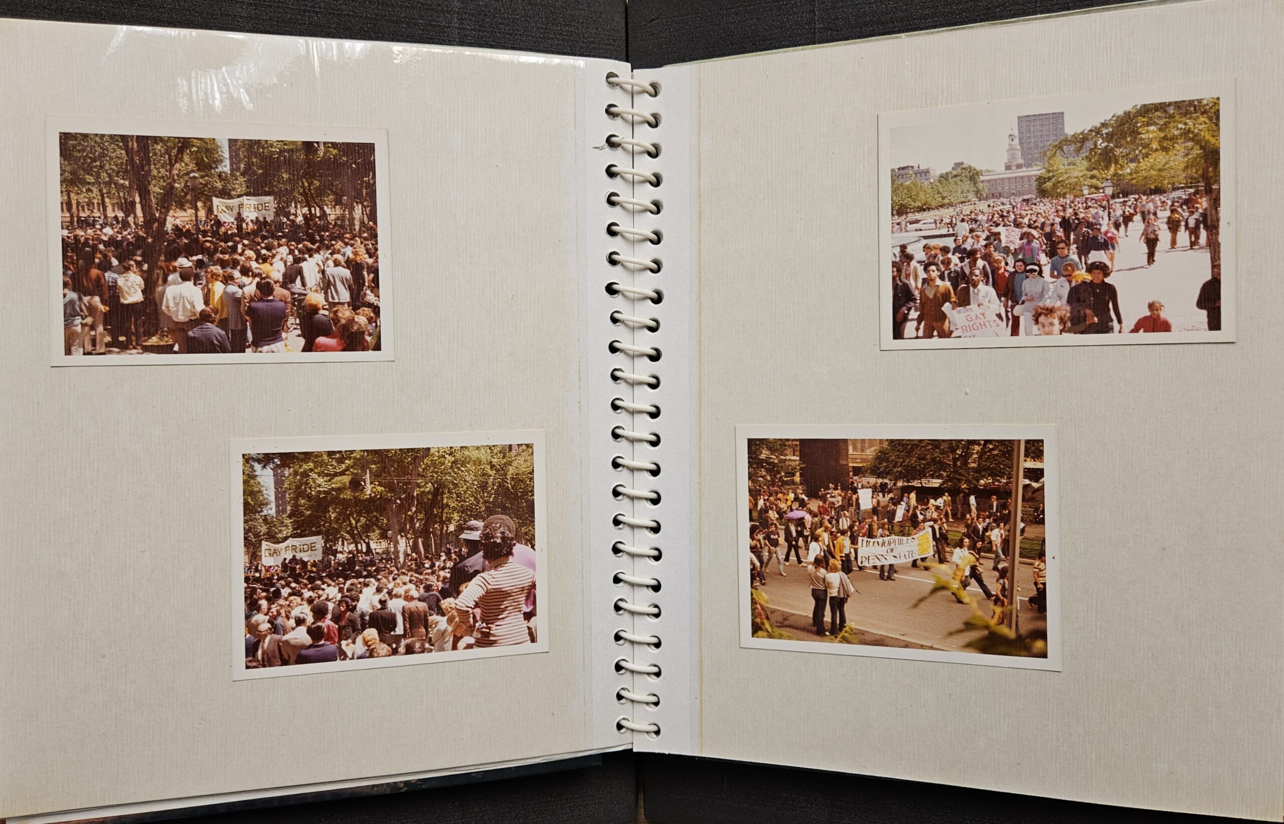 Photograph Album of Early East Coast Pride Parades