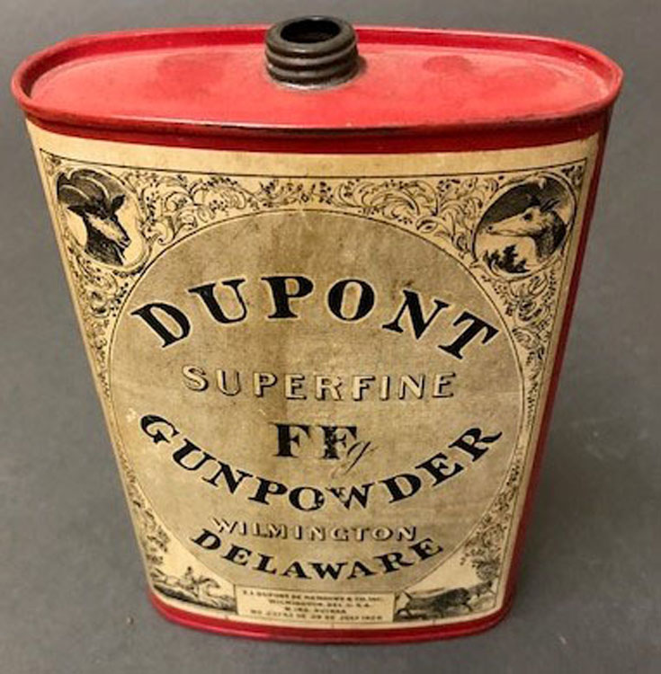 54 DUPONT gunpowder tin