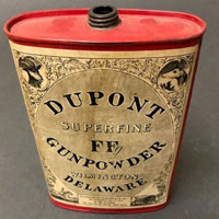 DUPONT gunpowder tin