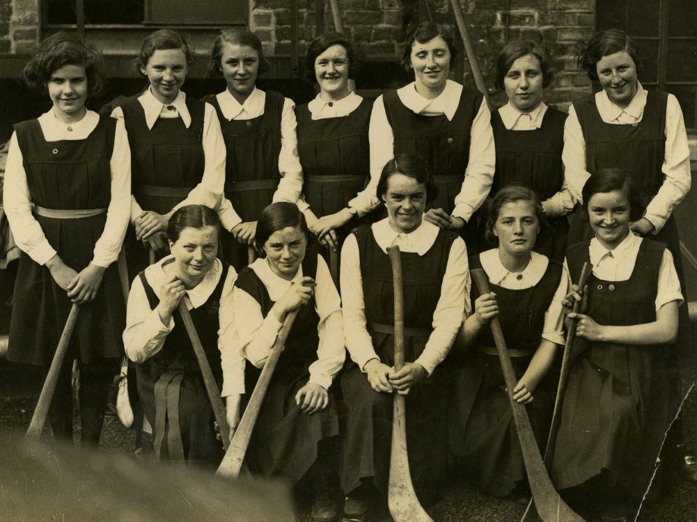 Photograph of Girls’ Hurling Team