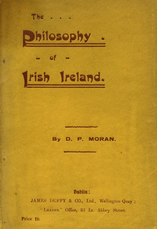The Philosophy of Irish Ireland