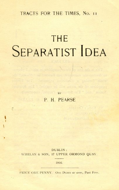 The separatist idea