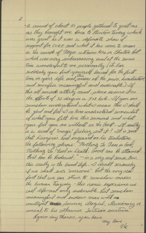 Letter from Edgar “Vik” Vickery to Beverly Axelrod, 9 January 1964, page 3