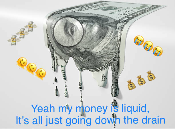 Jeremy Bier. “Liquid Money,” digital artwork, 2023.