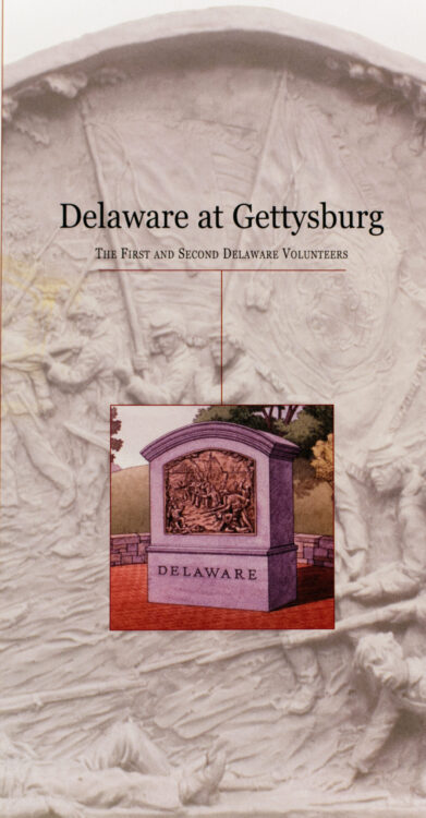 Delaware Civil War Society. Remembrance. Invitation to a luncheon prior to the memorial dedication at Gettysburg, Saturday, April 29, 2000.