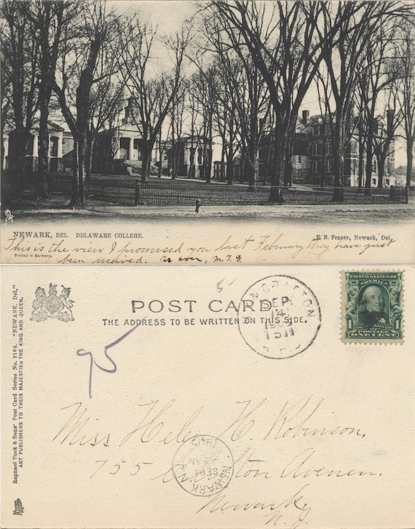 NEWARK. Del., 1901–1907, From the Delaware Postcard Collection
