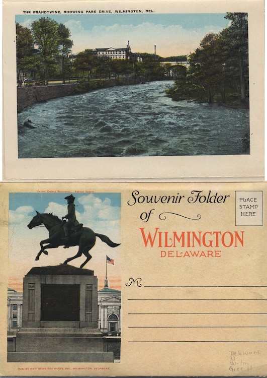 Brandywine, Showing Park Drive, Wilmington, Del., 1915–1930, From the Delaware Postcard Collection