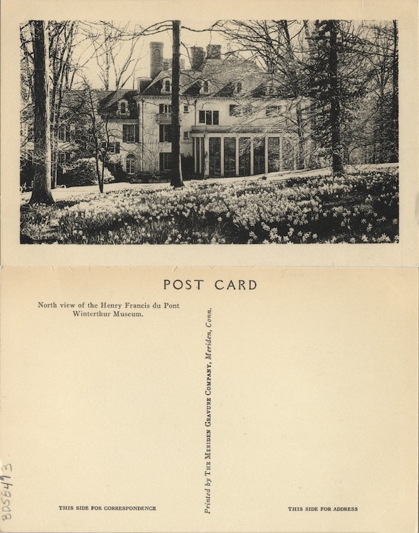 Winterthur Museum, 1915–1930, From the Delaware Postcard Collection
