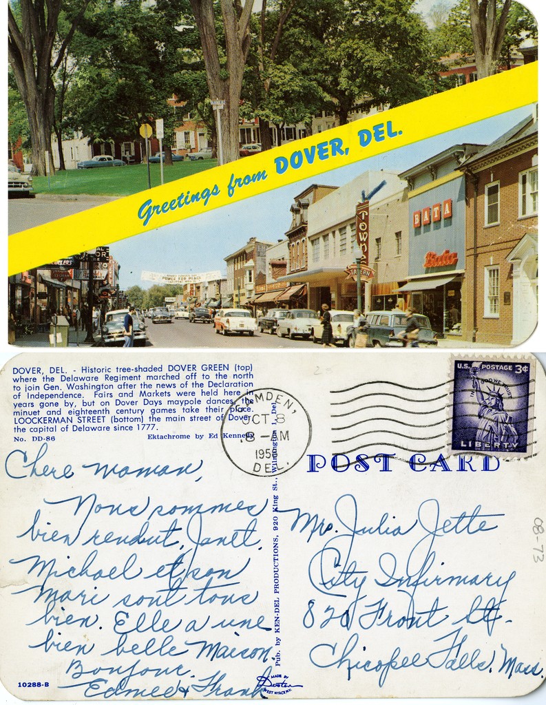 Greetings from Dover, DE, 1950–1958, From the Delaware Postcard Collection