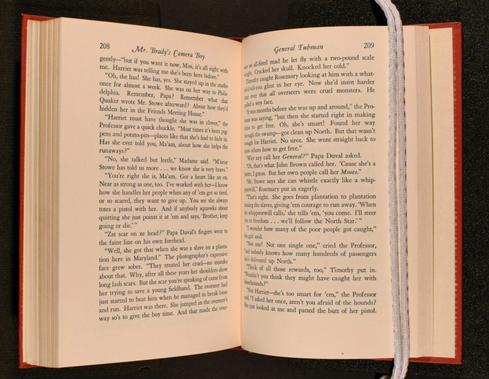 Rogers, Frances. Mr. Brady’s Camera Boy. Philadelphia: J.B. Lippincott Company, 1951. Pages 208-209.