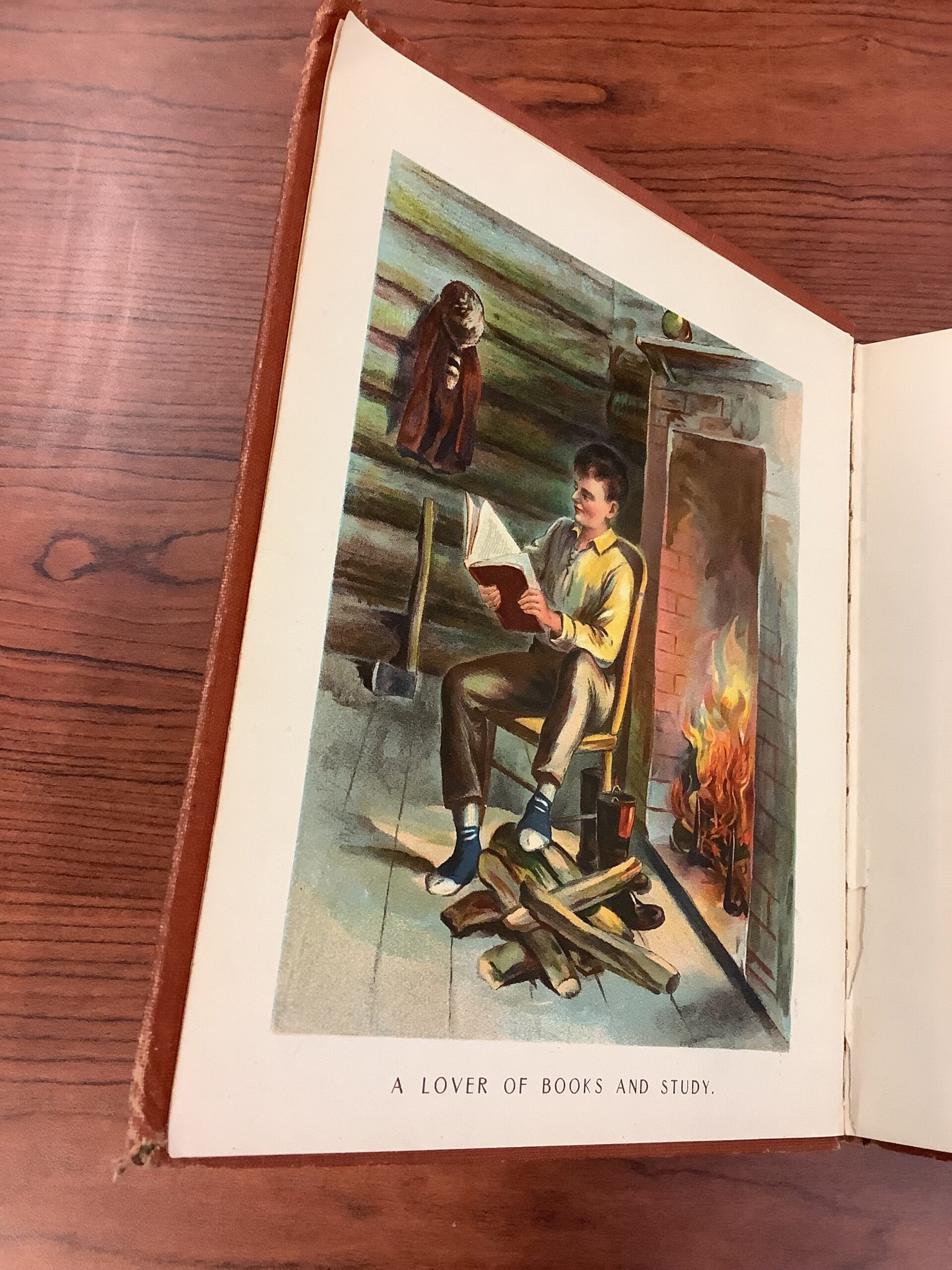 The life of Abraham Lincoln for young people : told in words of one syllable, illustration.