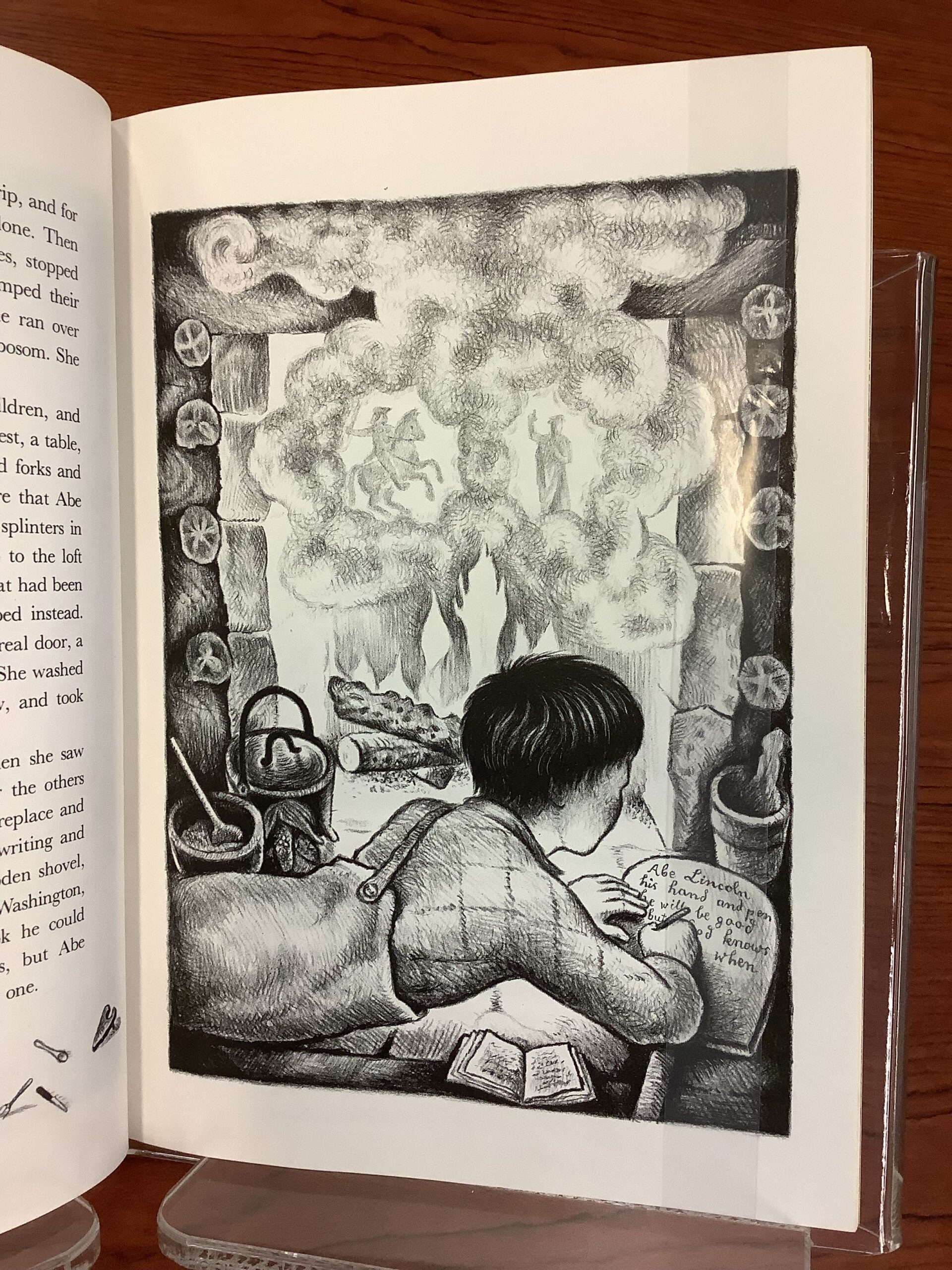 Abraham Lincoln, illustration.