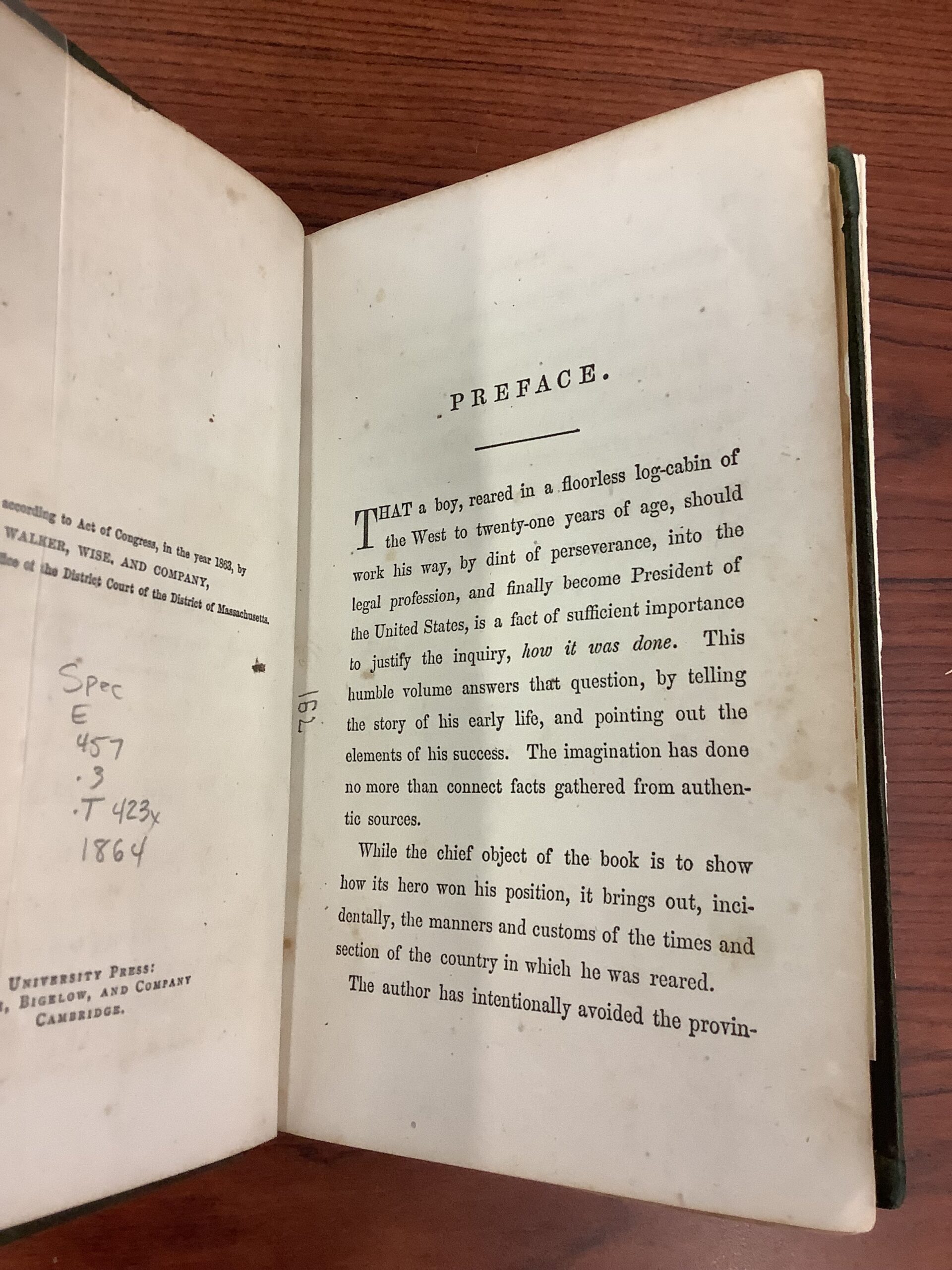 The pioneer boy, and how he became president