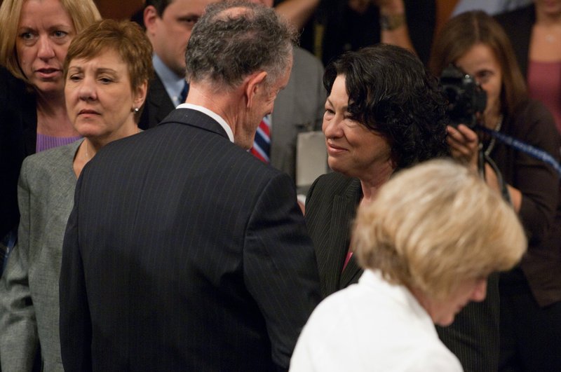 Photograph with Supreme Court Justice Sonia Sotomayor, 2009 July