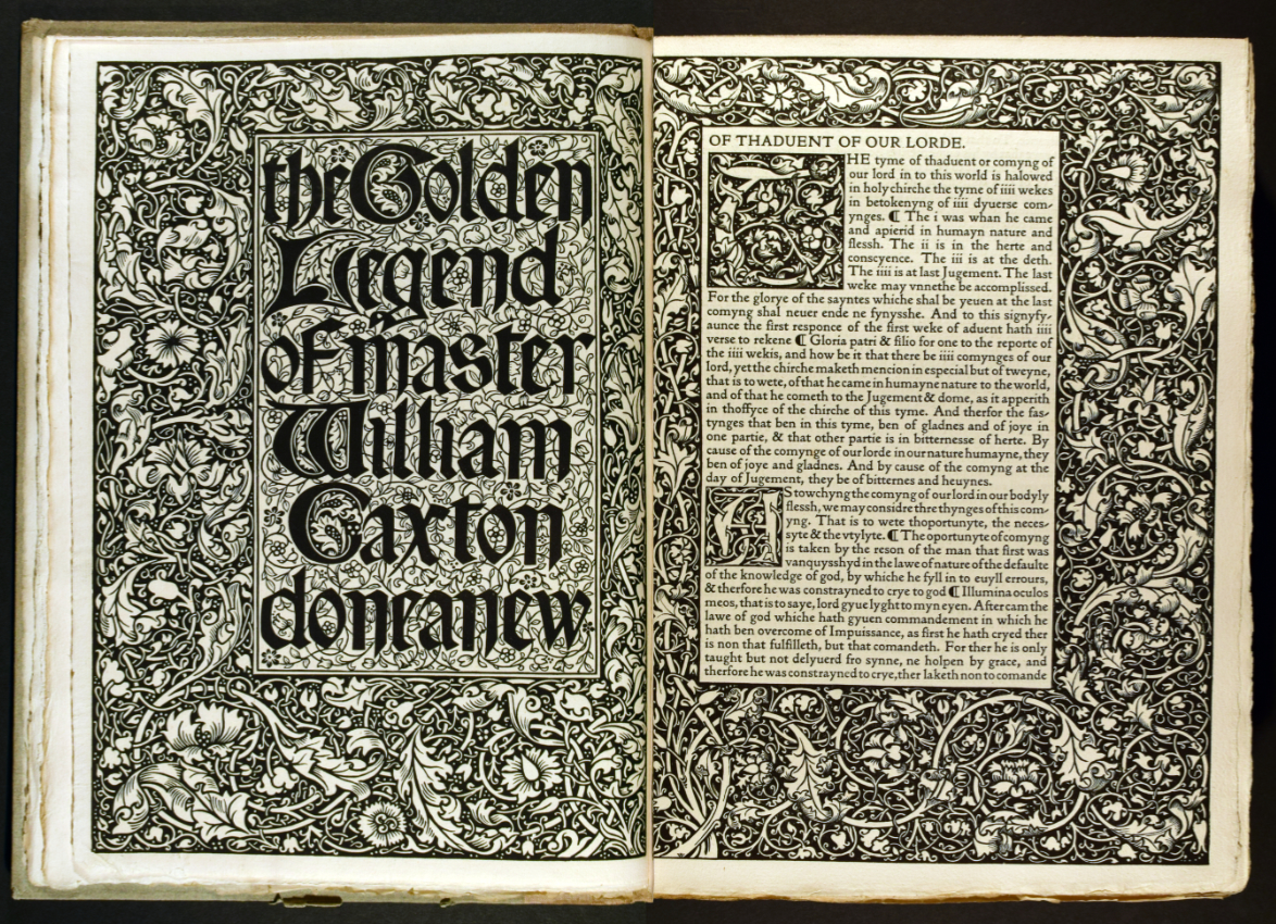 Jacobus de Voraigne, approximately 1220–1298. The Golden Legend. Hammersmith [London, England]: Kelmscott Press; London: Sold by Bernard Quaritch, 1892