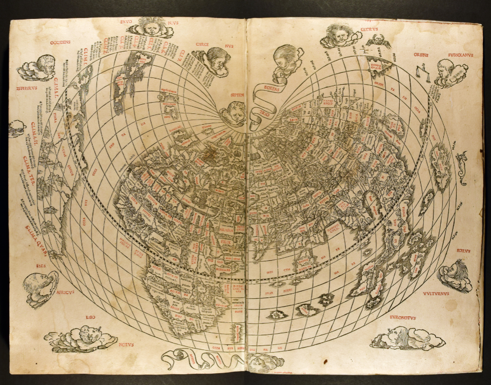 World Map, in Claudius Ptolemy’s Geographia. Venice, 1511.