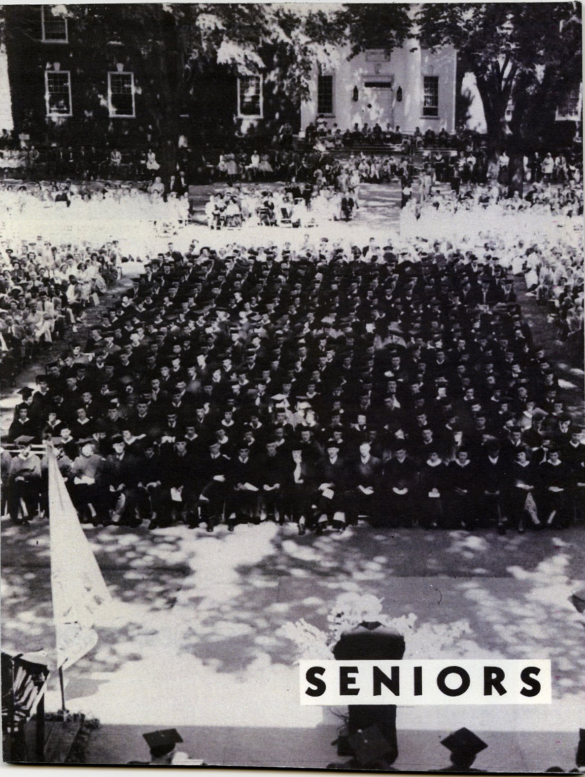Photo of graduating seniors from the class of 1956
