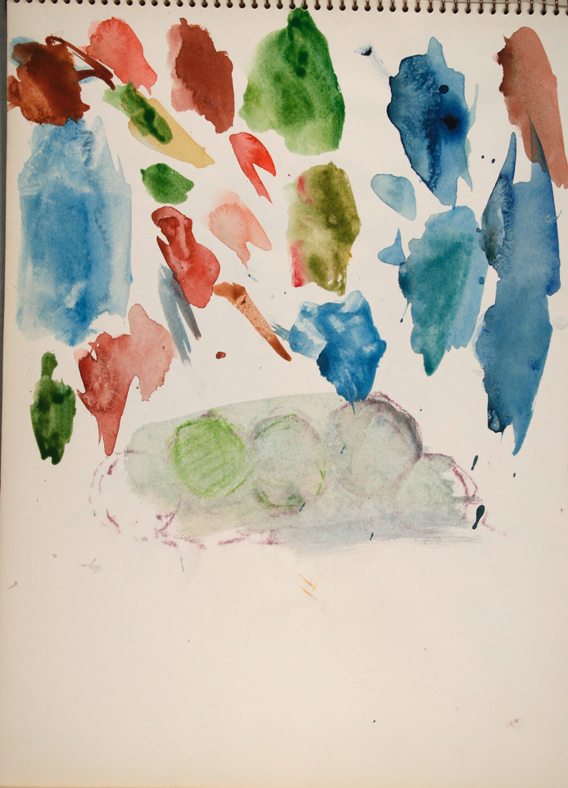 John Edward Heliker (American, 1909-2000), [<i>Color Tests</i>], n.d., watercolor. Museums Collections, Gift of Heliker LaHotan Foundation
