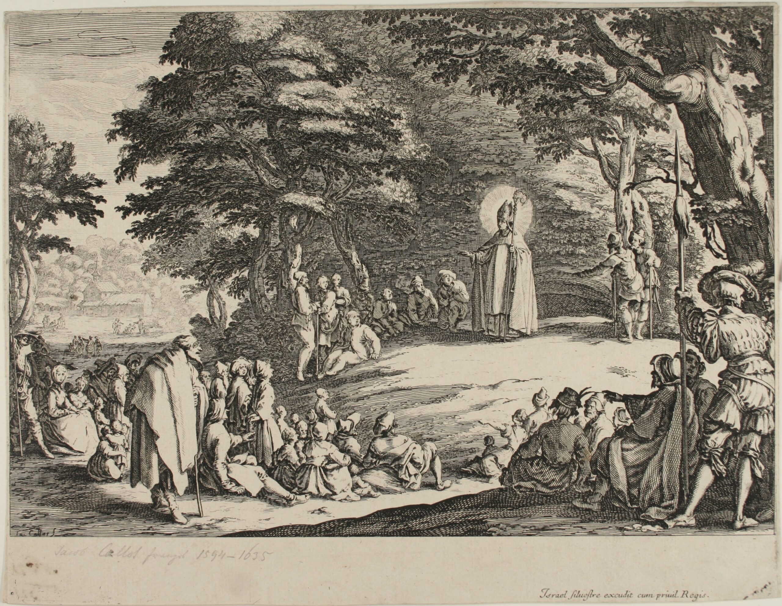 Jacques Callot (French, 1592-1635), Saint Amond, ca. 1622, etching. Museums Collections