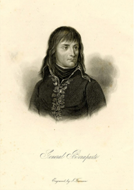 Engraving of General Boneparte.