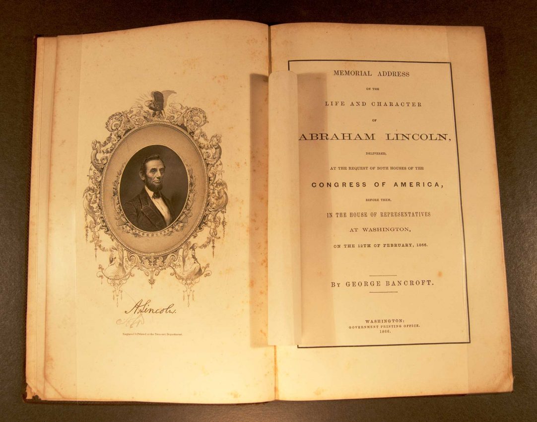 Memorial Address on the Life and Character of Abraham Lincoln: Delivered, at the Request of Both Houses of the Congress of America, Before Them, in the House of Representatives at Washington, on the 12th of February, 1866