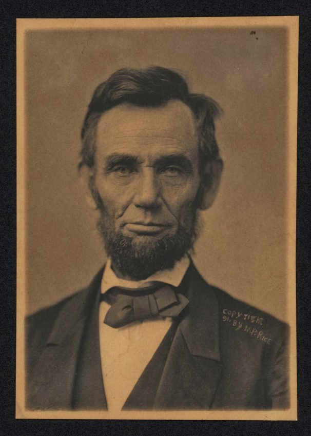 Moses P. Rice photogravure print of Gardner Lincoln portrait