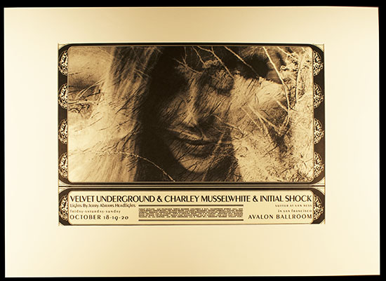 Wilson, Wes. FD-142: Velvet Underground, Charley Musselwhite, Initial Shock at Avalon Ballroom, 1968 October 18-20.