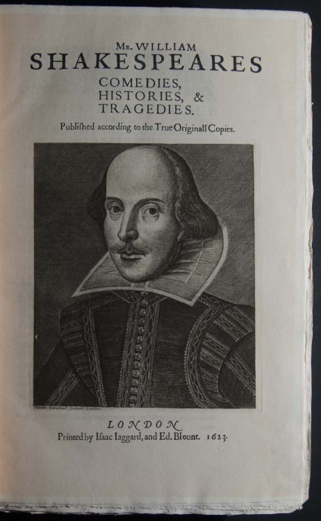 Mr. William Shakespeare’s comedies, histories, and tragedies: faithfully reproduced in facsimile from the edition of 1623