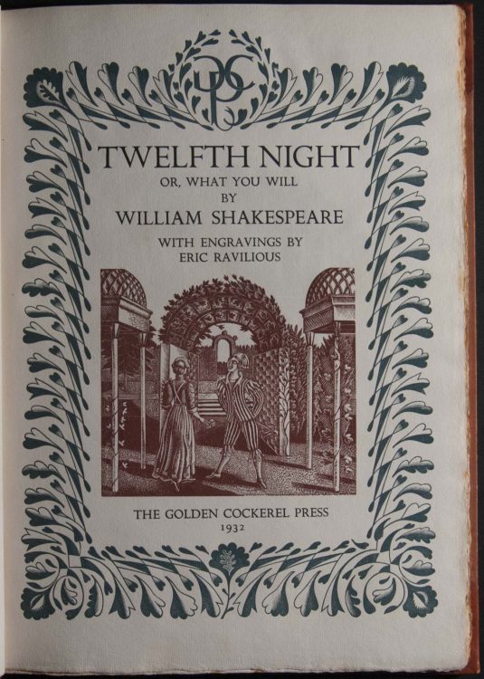 Twelfth night: or, What you will