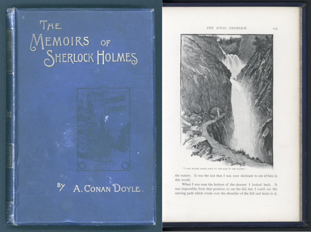 Arthur Conan Doyle, 1859–1930. The Memoirs of Sherlock Holmes. London: George Newnes, 1894. Mark Samuels Lasner Collection.
