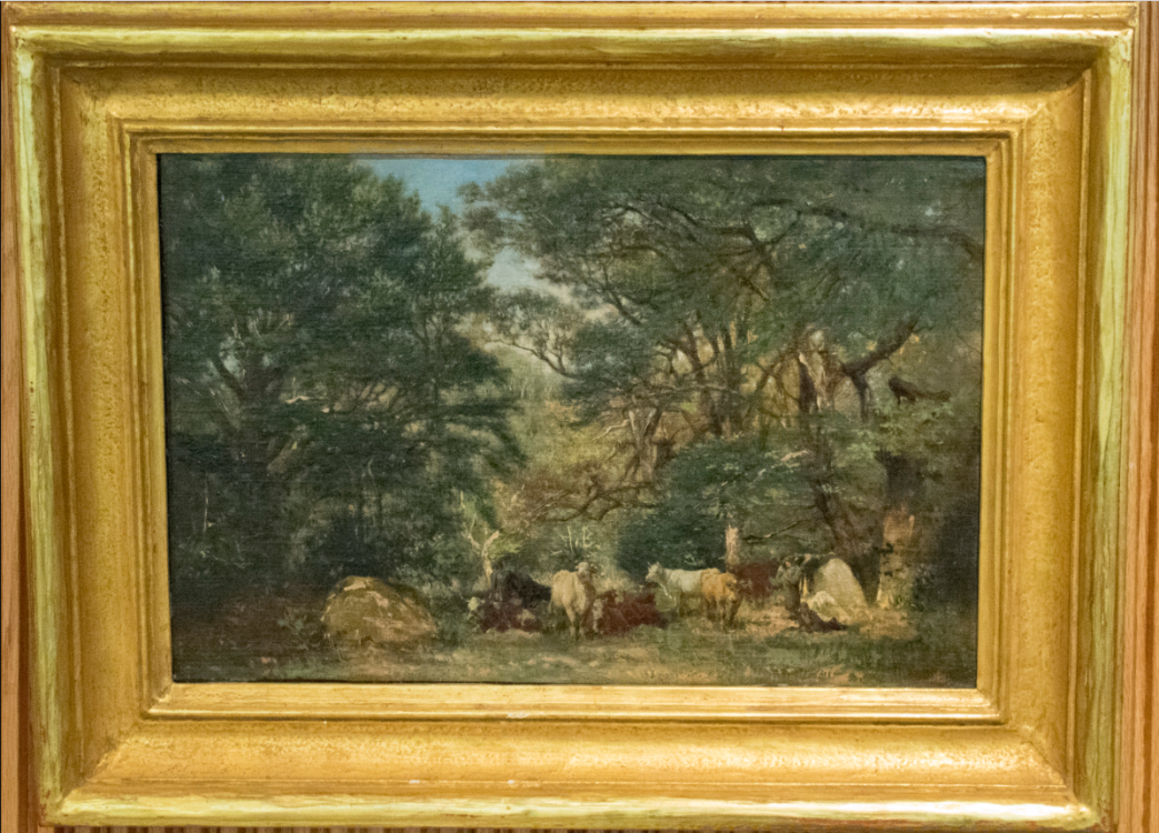 Watching Cattle–Possible Forgery of Théodore Rousseau (1812-1867)