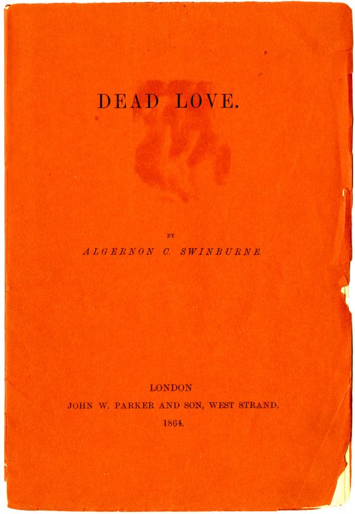Dead Love– Algernon Charles Swinburne