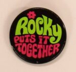 Don Howard Association, Inc., “Rocky Puts it Together,” Nelson Rockefeller presidential campaign button, 1960-1964, from the Jerome O. Herlihy political campaign ephemera collection