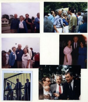 Creator unknown, Photographs of Dale Wolf meeting voters, from the Dale E. and Clarice Wolf papers and memorabilia
