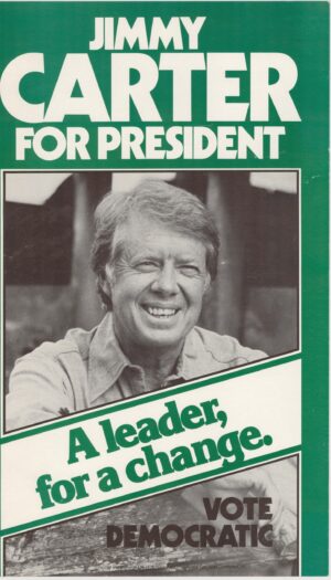 Creator unknown, Jimmy Carter for President sign, 1976, from the University of Delaware ephemera collection related to politics, policy, and government